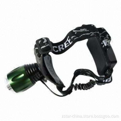 1,200lm Lumen 2 x 18650 Batteries High-power Headlamp, Cree XML-T6 LED